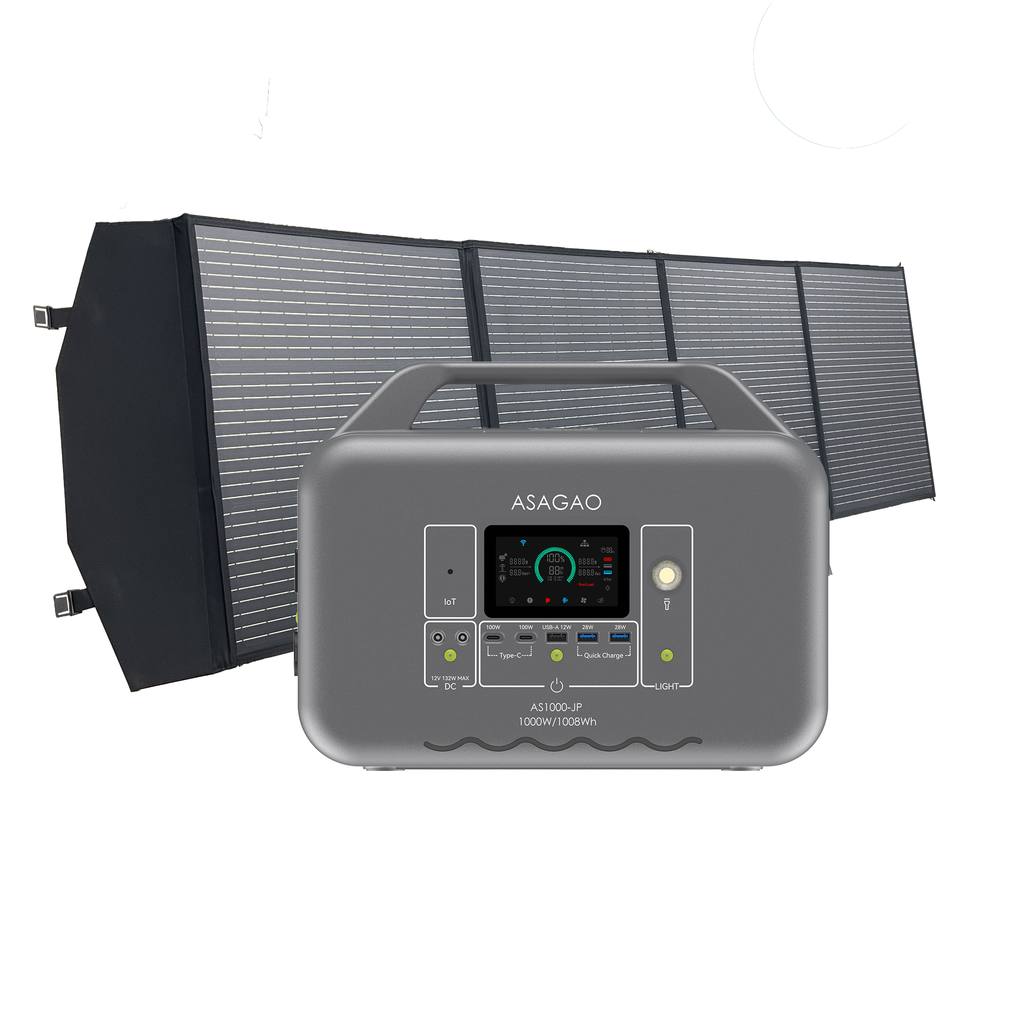 200W折畳式ポータブルソーラーパネル – ASAGAO 200W折畳式ポータブルソーラーパネル – ASAGAO